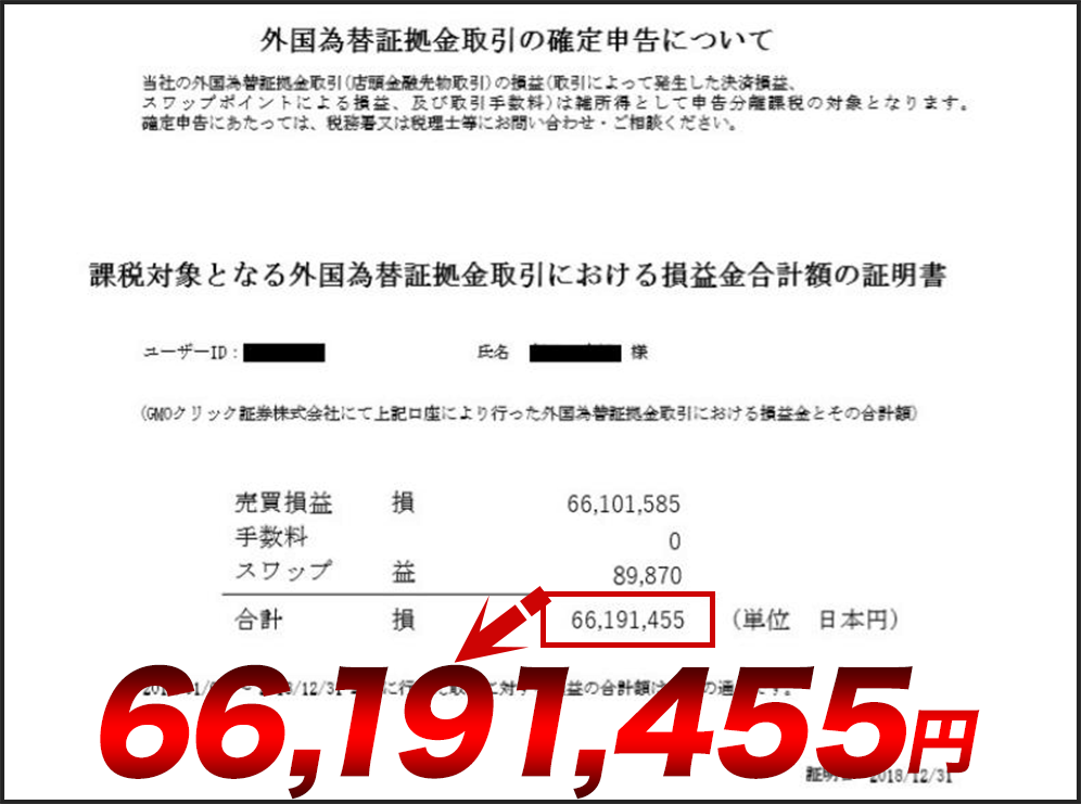 外国為替証拠金取引の確定申告=